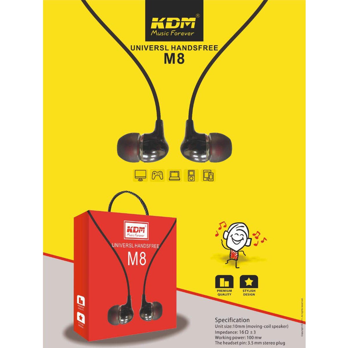 Kdm outlet earphones website